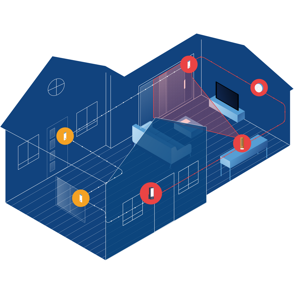 The products in the netatmo camera ecosystem communicate with each other !