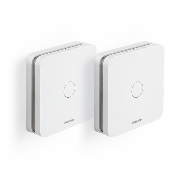 Pack de 2 Détecteurs de Monoxyde de Carbone Intelligents