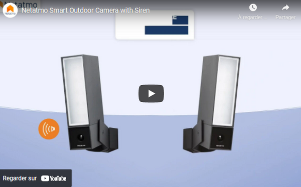 Smart Outdoor Camera with Siren