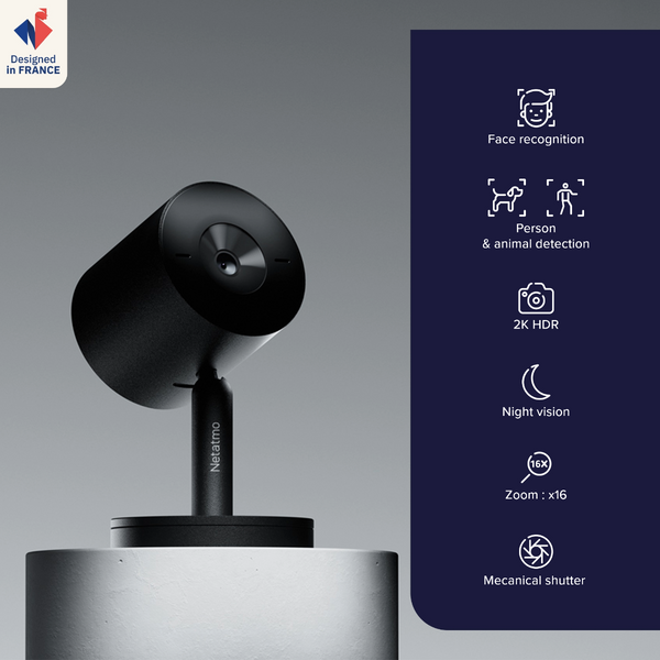 Indoor Camera Advance Black + Indoor Siren Pack