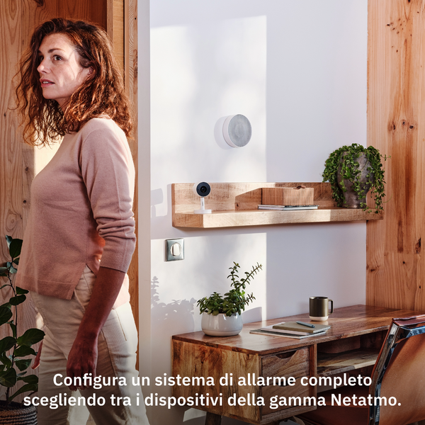 Pack Videocamera Interna Advance Bianca + Sirena Interna Intelligente