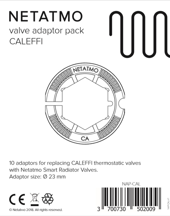 Caleffi valve Adaptor Pack