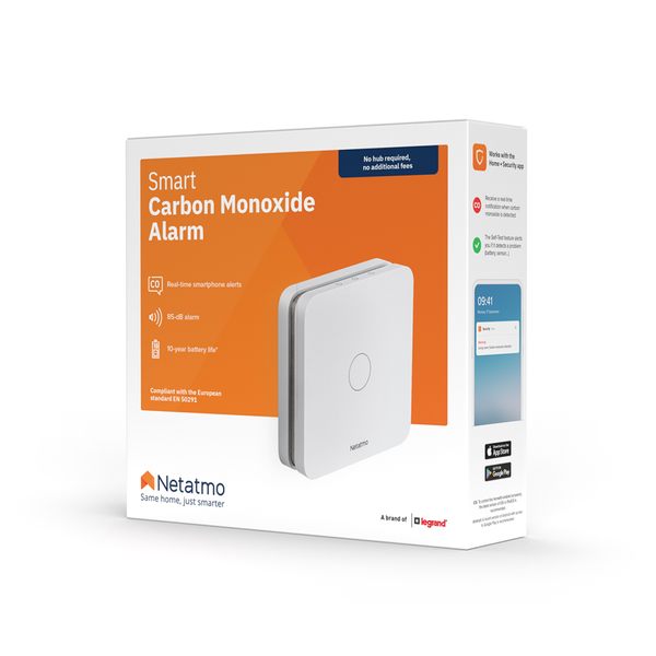 Pack de 2 Détecteurs de Monoxyde de Carbone Intelligents