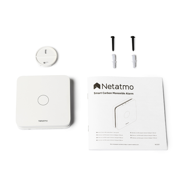Pack de 2 Détecteurs de Monoxyde de Carbone Intelligents