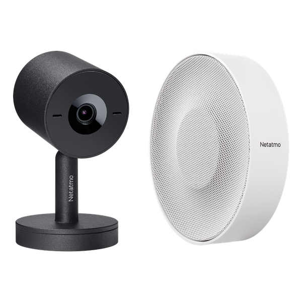 Indoor Camera Advance Black + Indoor Siren Pack