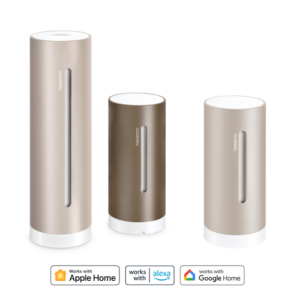 Pack Stazione Meteo Netatmo ORIGINAL Sabbia con Modulo Aggiuntivo
