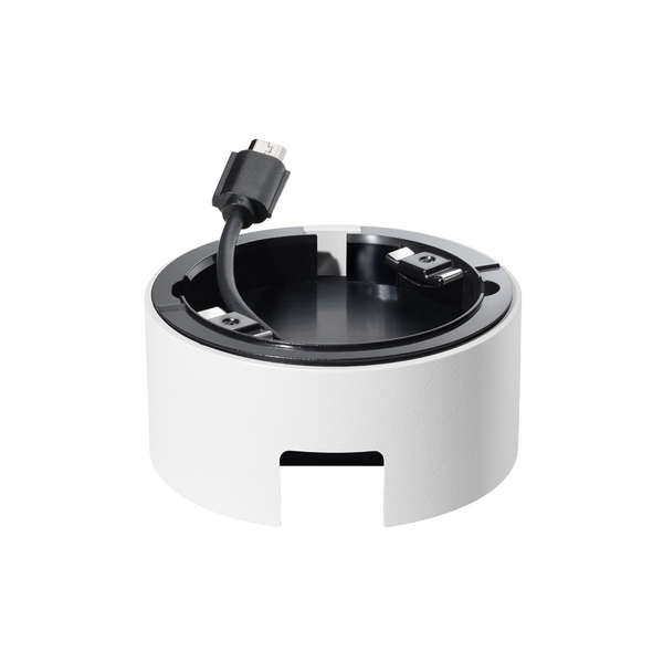 Pakket Binnencamera Advance + POE-adapter - Wit